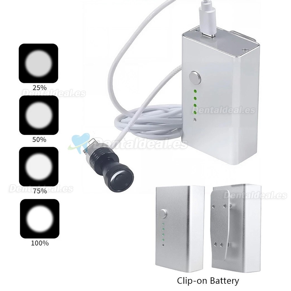 HYG-LP278 L&aacute;mpara Frontal Dental Quir&uacute;rgica LED 5W Ajustable con Lupa Ergo